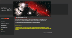Desktop Screenshot of dslr-astrotec.de