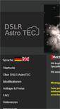 Mobile Screenshot of dslr-astrotec.de